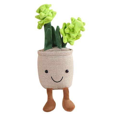 Jellycat Amuseables Daffodil Pot Stuffed Toy, 13.7 inches | Plant and ...