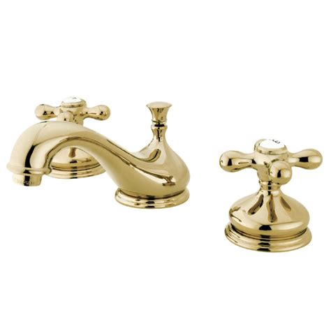 Elements of Design Polished Brass Widespread 2-Handle Bathroom Sink ...