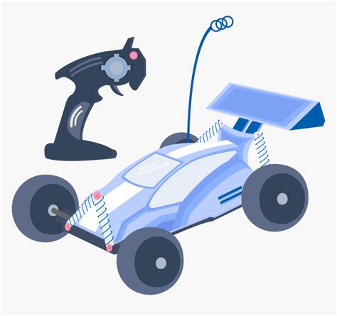 Radio Controlled Remote Control - Remote Control Car Cartoon, HD Png Download - kindpng