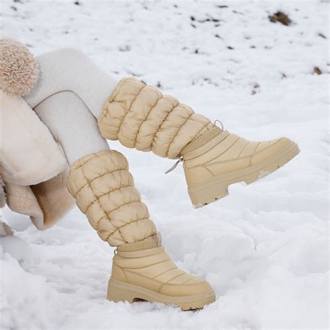 2-in-1 Detachable PufferTherm Warm Boots, DESERT, EU37 | VIVAIA