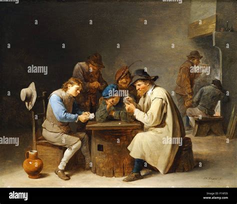 The card players painting hi-res stock photography and images - Alamy