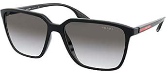 Buy Prada Linea Rossa PRADA LINEA ROSSA SPS 06V BLACK/GREY SHADED 58/16 ...