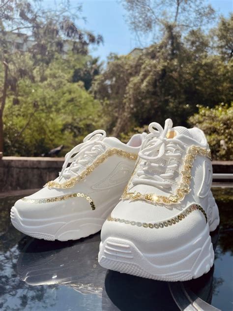 India Inspired Printed Sneakers for Women. Bridal Sneakers by KANVAS ...