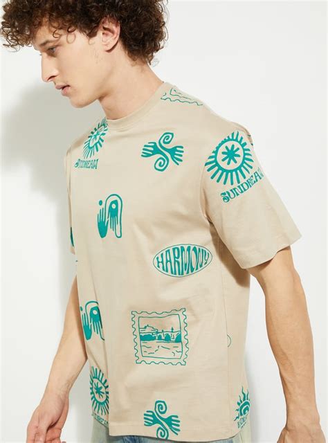 Buy URB_N Men Printed T-shirt Online at just Rs. 399.0 - 1000014804304 ...