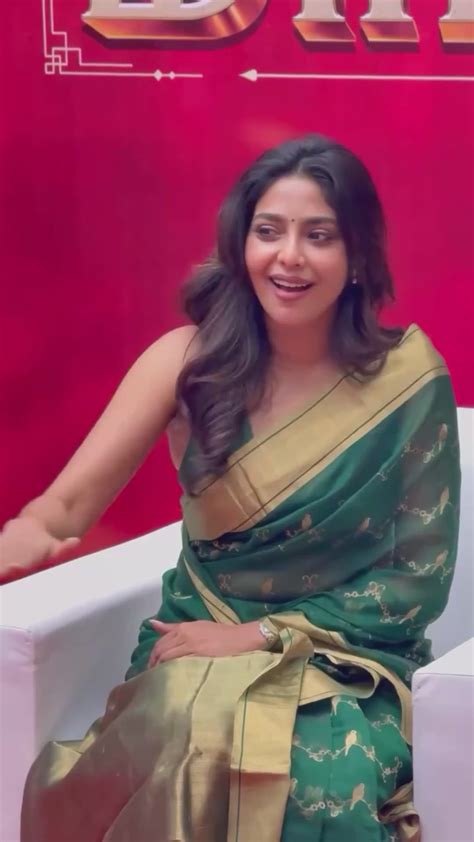 Pure Chanderi Aishwarya Lekshmi Green Saree – HouseofAyati