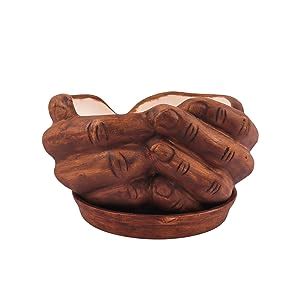 Lasaki Hand Ceramic Flower Pots with Plate Tray Ceramic Pot for Indoor ...
