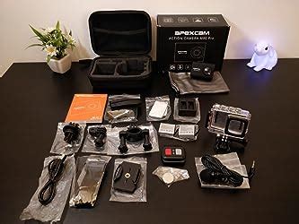 Action Camera Apexcam Pro 4K - 20MP, WIFI, Impermeabile 40m, Con Telecomando E Microfono Esterno