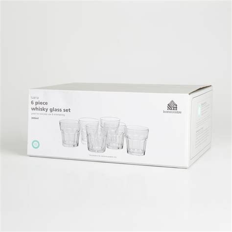 Buy Luana Set of 6 Whisky Glasses - 300ml from Home Centre at just INR ...