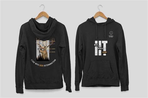 IITM - CODE with Deer Determination | Unisex Hoodie – PODgoodies
