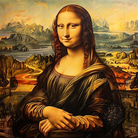 Premium Photo | Modern Mona Lisa Contemporary Reimagining