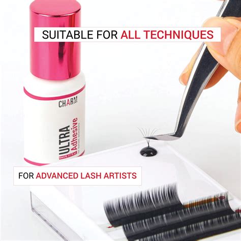 Ultra Adhesive Eyelash Extension Glue Fast Drying Long Retention Lash ...
