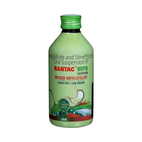 Rantac Mps Elaichi Taste Flavour Sugar Free Bottle Of 200ml Suspension ...