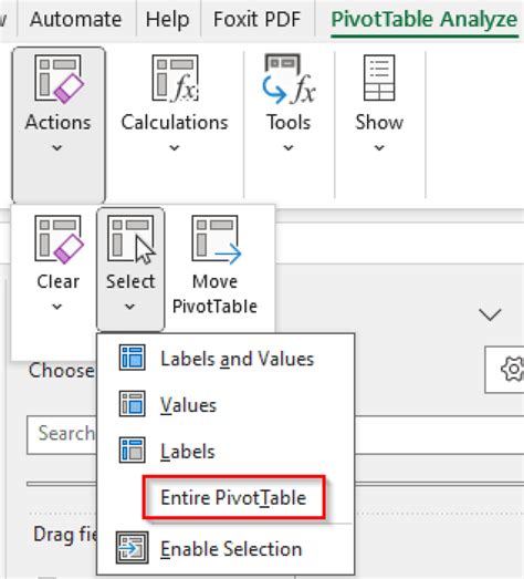 Image result for +Remove PivotTable Excel