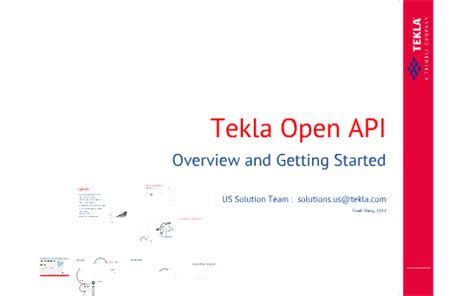 Tekla API Tutorial 的图像结果