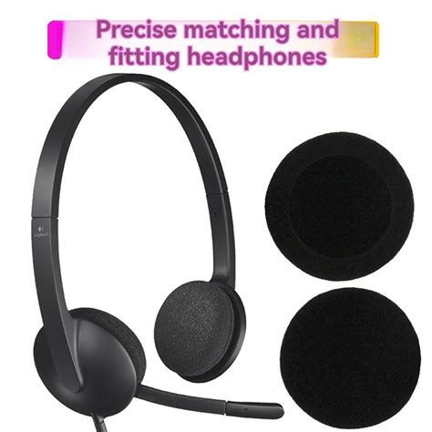 Gaming Headset Accessories Replacement Ear Pads For Logitech H330 H340 ...