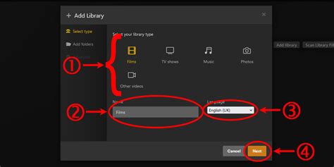 Plex How to Add Library 的图像结果
