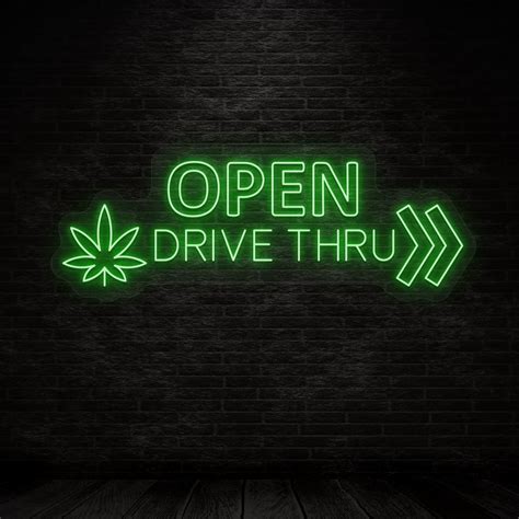 Buy Open Drive Thru Neon Sign | LED Signage by Sparky Neon