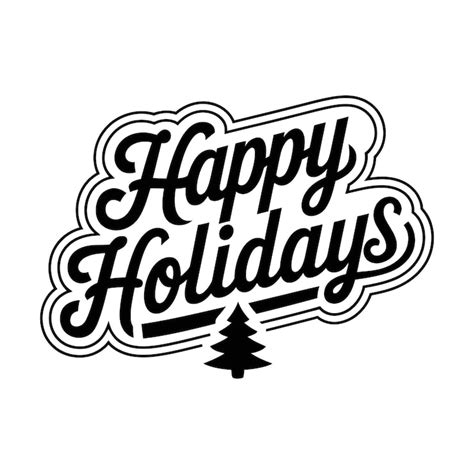 Happy holidays png Images - Free Download on Freepik