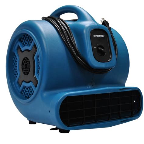 Buy XPOWER X-830 Pro 1 HP 3600 CFM Centrifugal Air Mover, Carpet Dryer ...