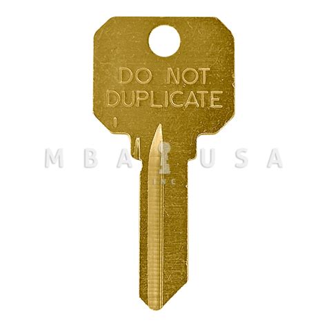 Ilco "DO NOT DUPLICATE" Key Blank, Schlage C Keyway, 5-Pin (DND-SC1 ...