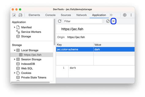 Local Storage in Developer Tools 的图像结果