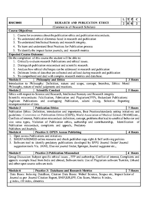 RMC0001 Research and publications Ethics - RMC0001 RESEARCH AND ...