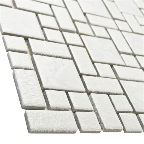 Affinity Tile (Sample) University White 6-in x 6-in Multi-finish ...
