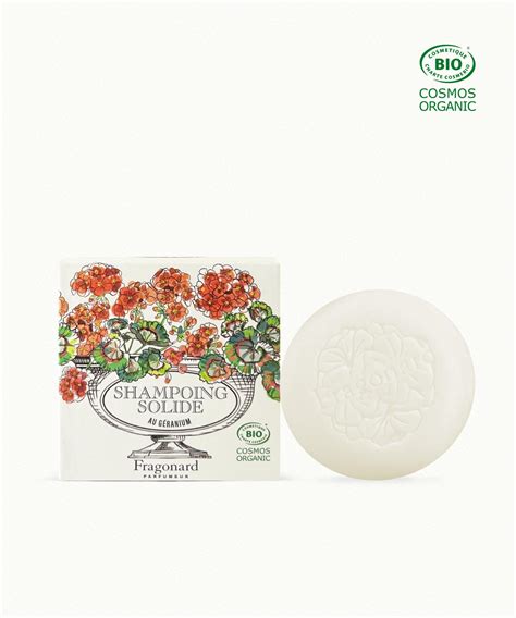 Shampoo solido certificato BIO Geranio Fragonard - 12,00
