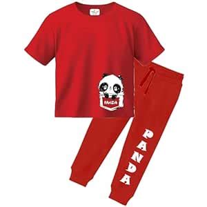 Toddylon Kids Co-Ord Set Boys & Girls Cotton T-Shirts and Pyjamas Sets ...