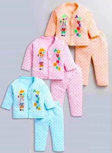 Fly Step Baby Boys & Baby Girls Casual Dress Pyjama Price in India ...