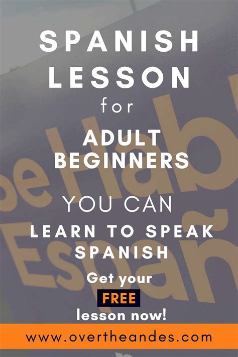 Free Beginner Spanish Lessons 的图像结果