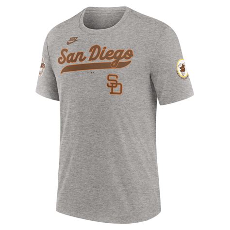 Mens Grey San Diego Padres Tops and T-Shirts. Nike.com
