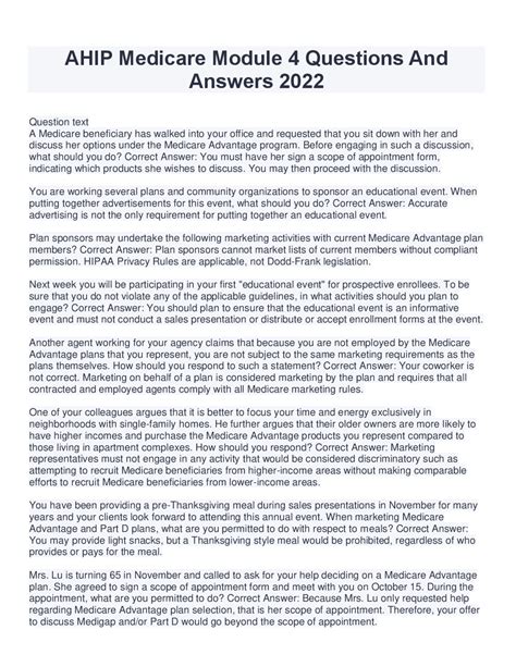 Image result for Ahip Questions Module 4