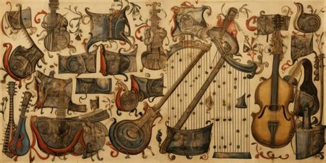 Image result for Medieval Music Instruments
