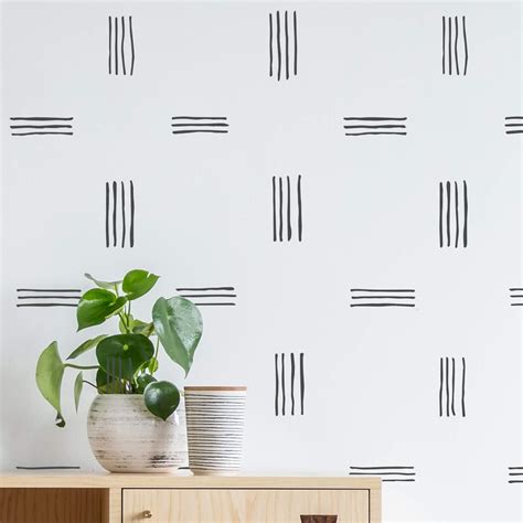 Amazon.com: STENCILIT® Stripes Wall Stencil for Painting - XL Stencil ...