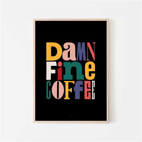 "Damn fine coffee dark" poster by Marcin Motyw