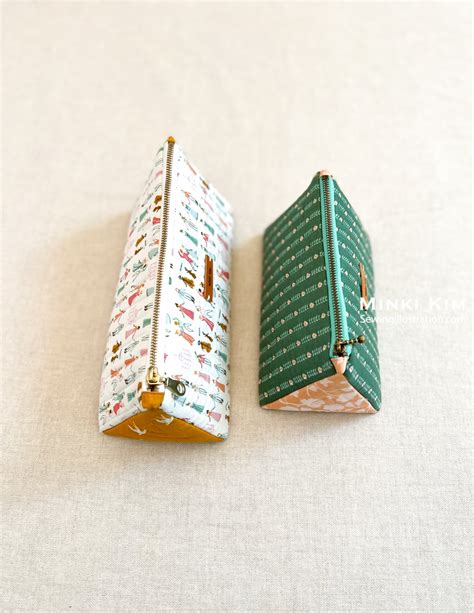 Image result for Zippered Pencil Case Pattern Triangle