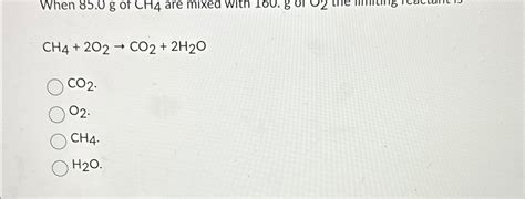 Image result for CH4 O2 Co H2O