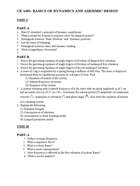 Image result for Structural Dynamics Handwritten Notes