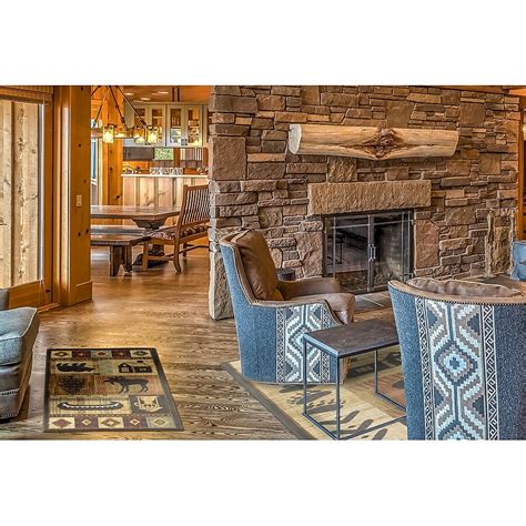 Mohawk Home Westland 2 X 3 (ft) Brown Indoor Lodge Throw Rug in the ...