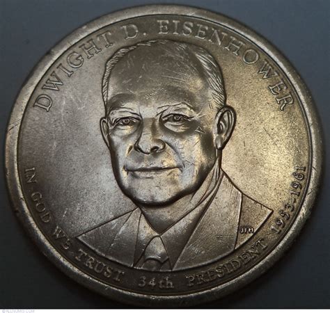 1 Dollar 2015 P - Dwight D. Eisenhower, Dollar, Seria Prezidentiala ...