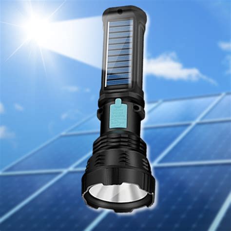 Image result for Solar Powered LED Flashlight