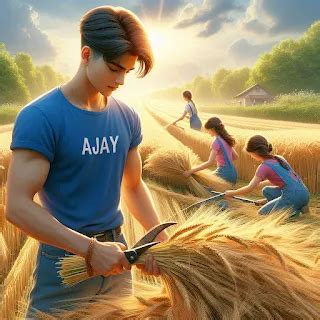 Farming AI Prompt | Gehu Katai AI Prompt | Wheat Cutting AI Prompt ...