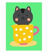 Image result for Baby Cat in a Teacup