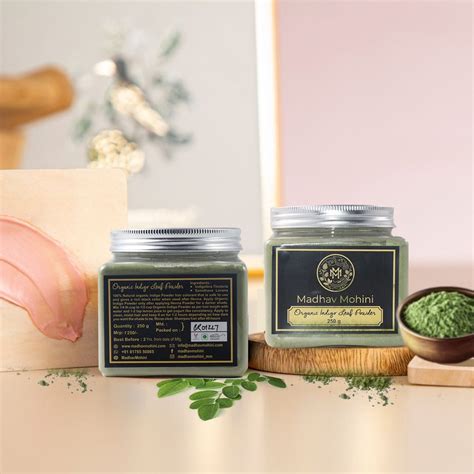 Organic Indigo Leaf Powder | Natural Hair Dye & Ayurvedic Hair ...