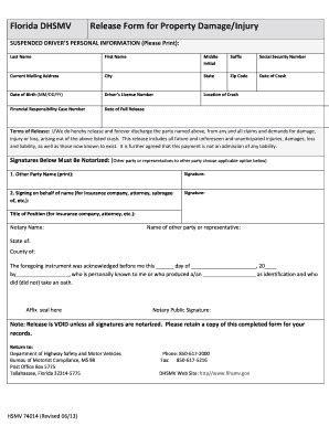 18 Printable property damage release form Templates - Fillable Samples ...