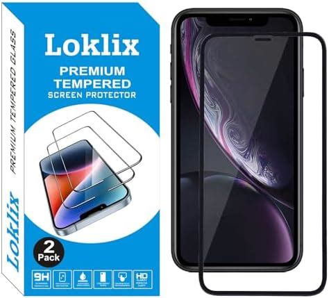Loklix Premium Tempered Glass Screen Guard Compatible for iPhone 11 ...
