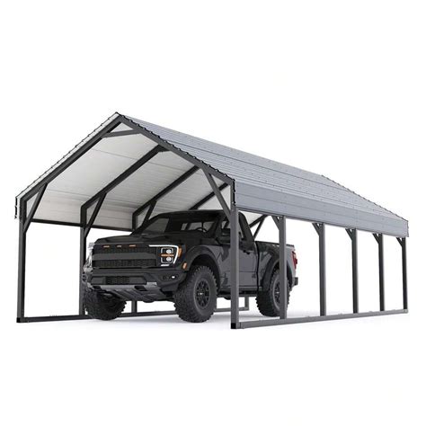 20'x25'x13' Metal Carport For 2 Cars, Extra Tall Carport, Reinforced ...