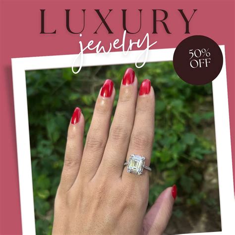 Sam American Diamond Square Solitaire Finger Ring