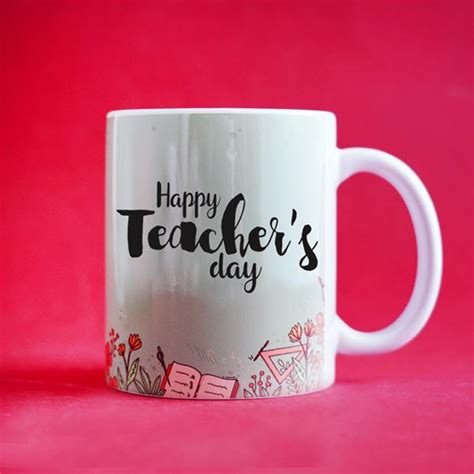 Send Teachers Day Wish Printed Mug with Assorted chocolates Online ...